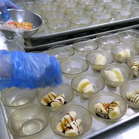 夏祭りをイメージした特別食
