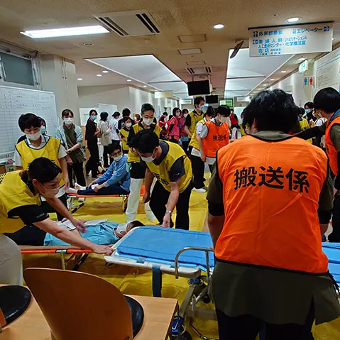 大規模地震災害時活動訓練